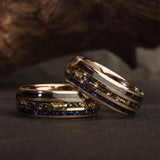 Anel de carboneto de tungstênio para homem anillos bague homme pareja de compromiso moda jóias alianças de casamento anéis de noivado de ametista