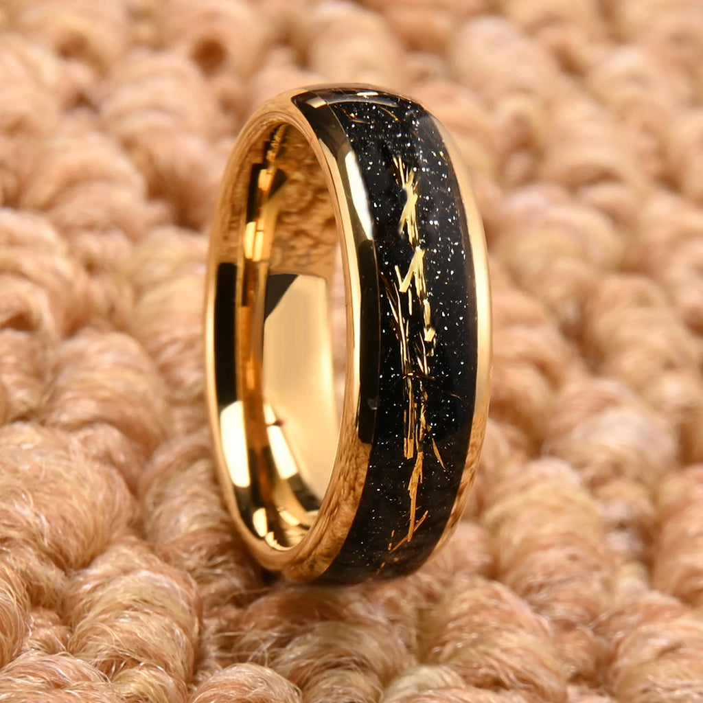 Anel de carboneto de tungstênio para homem anillos bague homme pareja de compromiso moda jóias alianças de casamento anéis de noivado personalizados