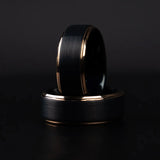 Anéis clássicos de carboneto de tungstênio para homens anillos bague homme pareja de compromiso joias da moda alianças de casamento anel de noivado