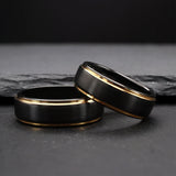 Anéis clássicos de carboneto de tungstênio para homens anillos bague homme pareja de compromiso joias da moda alianças de casamento anel de noivado