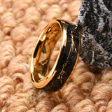 Anel de carboneto de tungstênio para homem anillos bague homme pareja de compromiso moda jóias alianças de casamento anéis de noivado personalizados