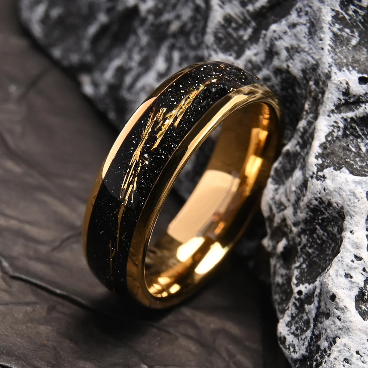 Anel de carboneto de tungstênio para homem anillos bague homme pareja de compromiso moda jóias alianças de casamento anéis de noivado personalizados