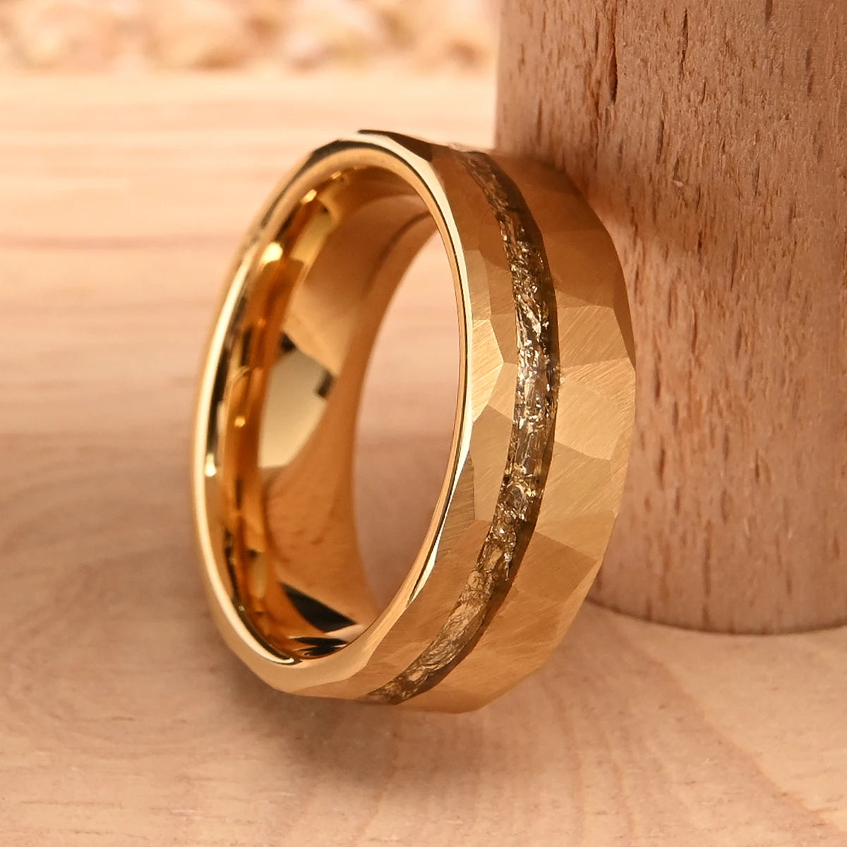 Anillo hombre clássico anel de tungstênio banhado a ouro jóias luxo joyeria anéis de casamento anillos de compromiso accesorios hombre
