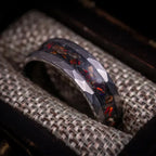 Anel de noivado de carboneto de tungstênio de 8mm para homens anillos punk anillo hombre pareja bague homme ossos de dinossauro casal anéis de casamento