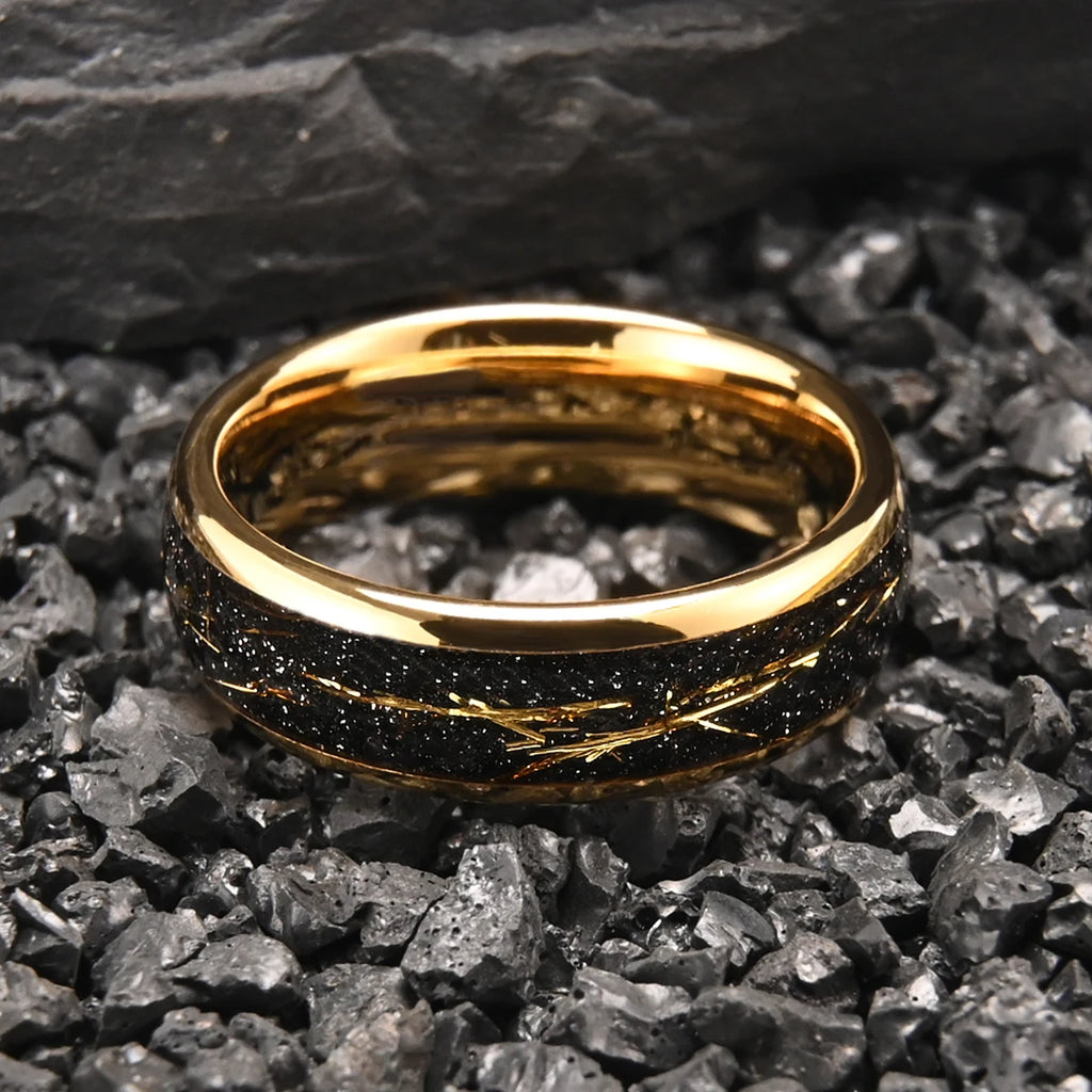Anel de carboneto de tungstênio para homem anillos bague homme pareja de compromiso moda jóias alianças de casamento anéis de noivado personalizados