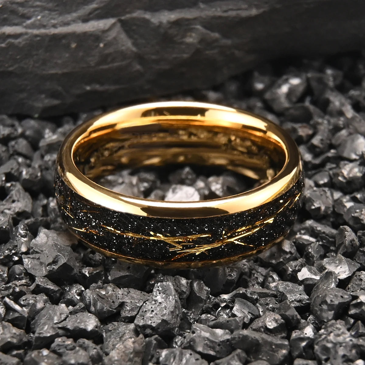 Anel de carboneto de tungstênio para homem anillos bague homme pareja de compromiso moda jóias alianças de casamento anéis de noivado personalizados