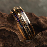 Anel de carboneto de tungstênio para homem anillos bague homme pareja de compromiso moda jóias alianças de casamento anéis de noivado de ametista