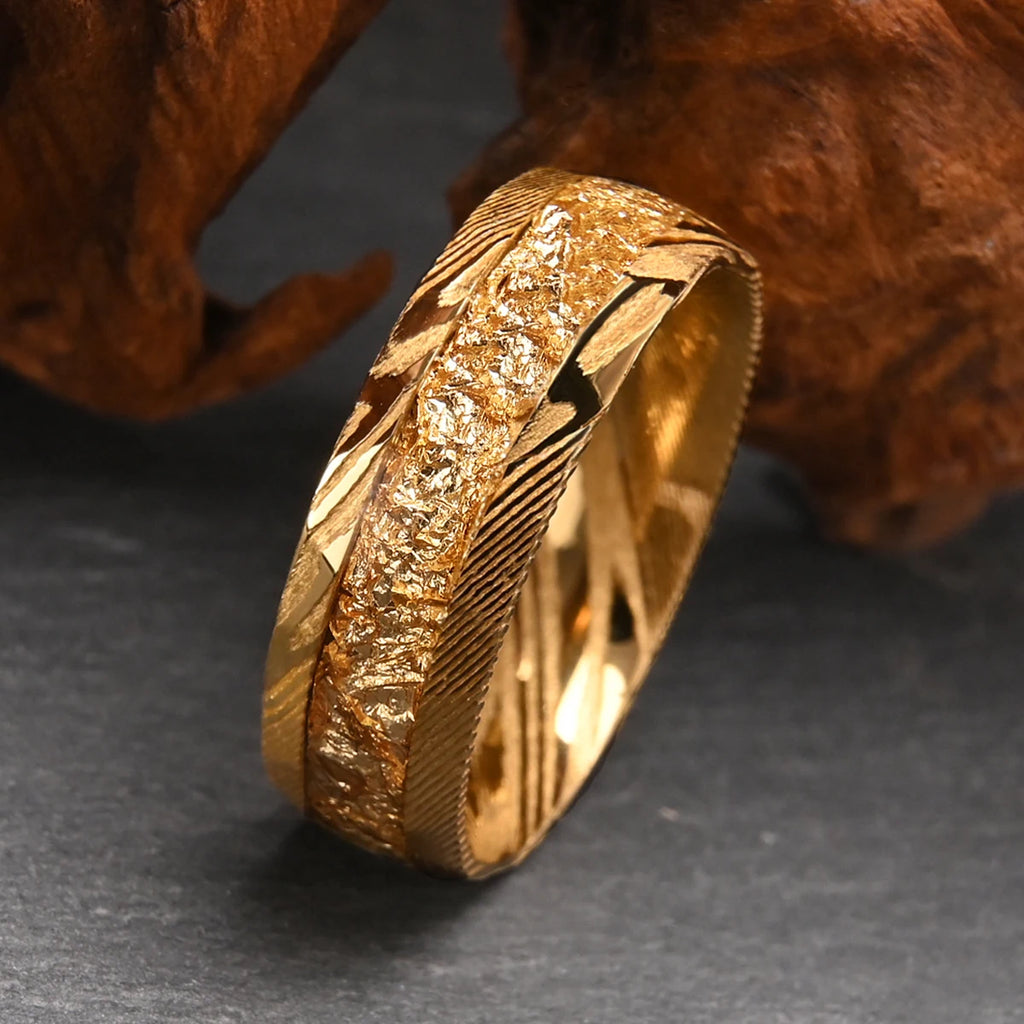 Anel damasco de 8mm para homem anillos bague homme pareja de compromiso joias da moda alianças de casamento casal anéis de noivado personalizados