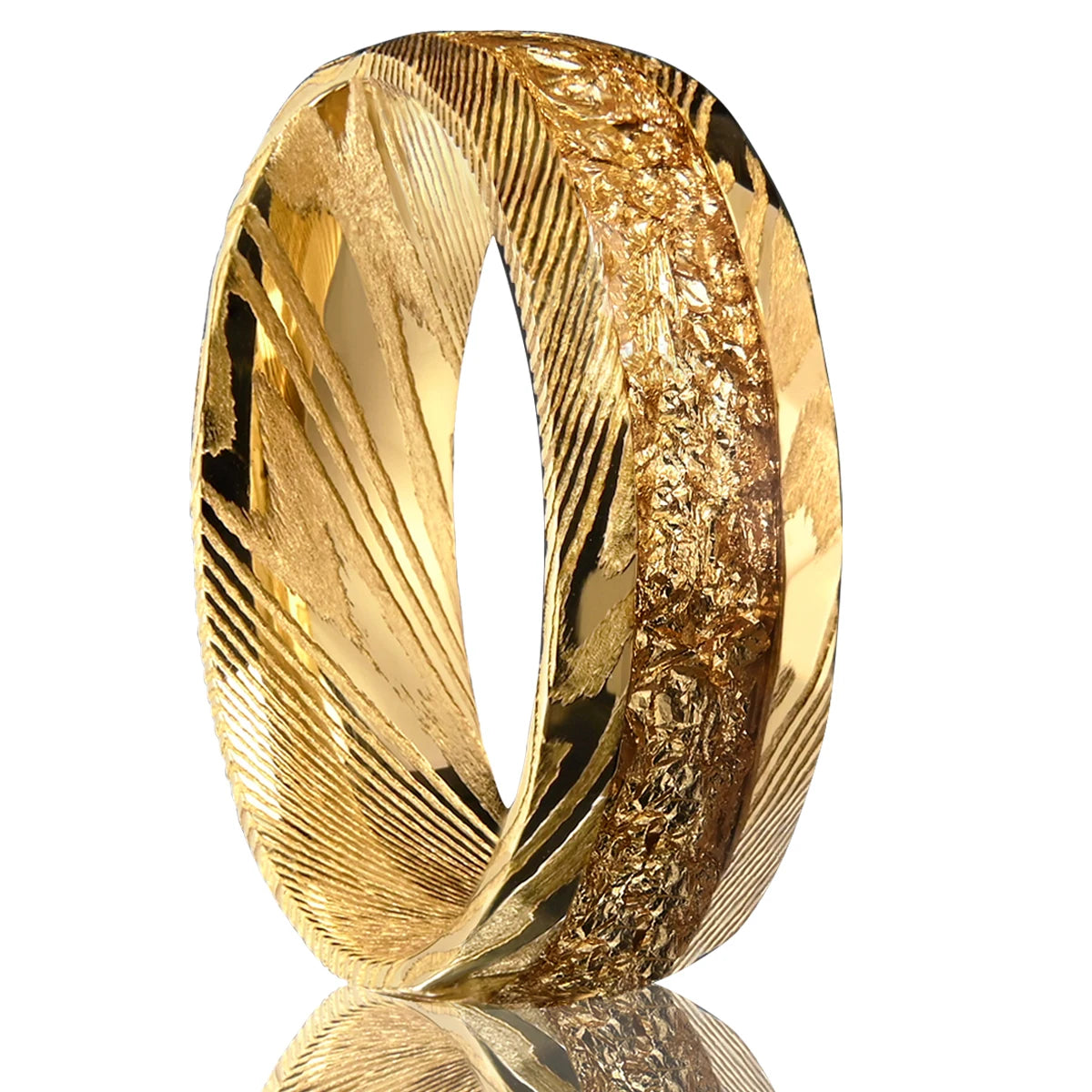 Anel damasco de 8mm para homem anillos bague homme pareja de compromiso joias da moda alianças de casamento casal anéis de noivado personalizados