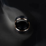 Anéis clássicos de carboneto de tungstênio para homens anillos bague homme pareja de compromiso joias da moda alianças de casamento anel de noivado