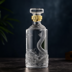 Decantador de Uísque com Dragão Gravado - 500ml