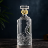 Decantador de Uísque com Dragão Gravado - 500ml