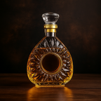 Decantador de Cristal Quadrado com Tampa Hermética