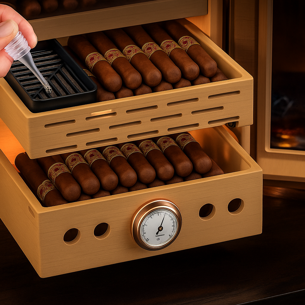 Umidificador Luxuoso com Porta Magnética e LED