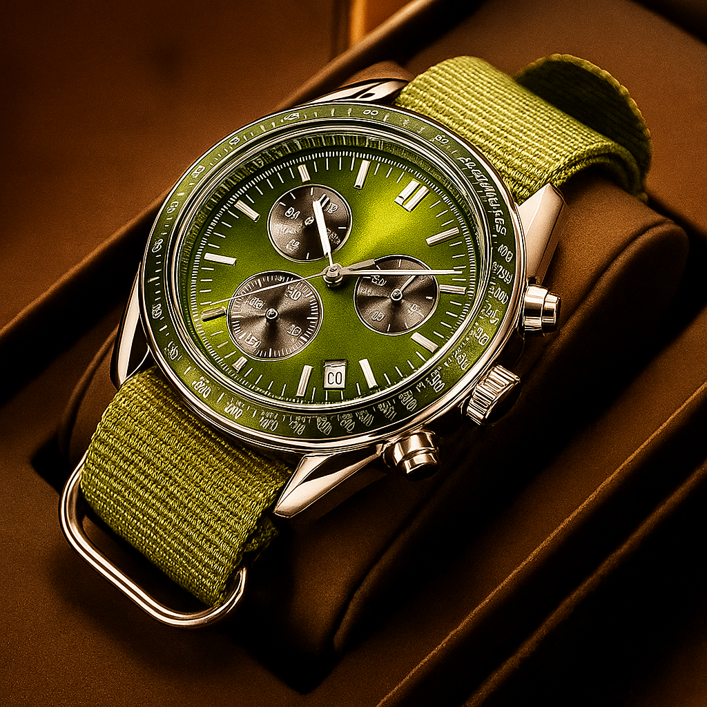 Cronógrafo Masculino Esportivo à Prova D'Água