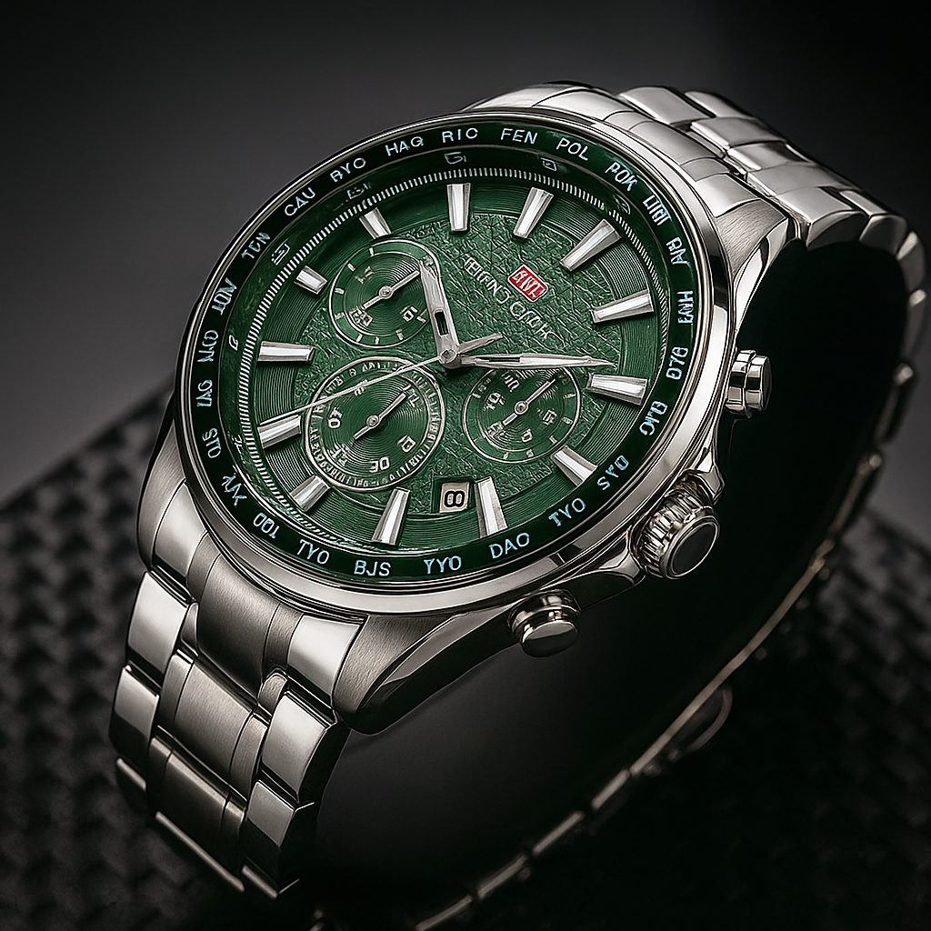 Relógio Masculino Exclusivo Multifuncional para Homens Elegantes