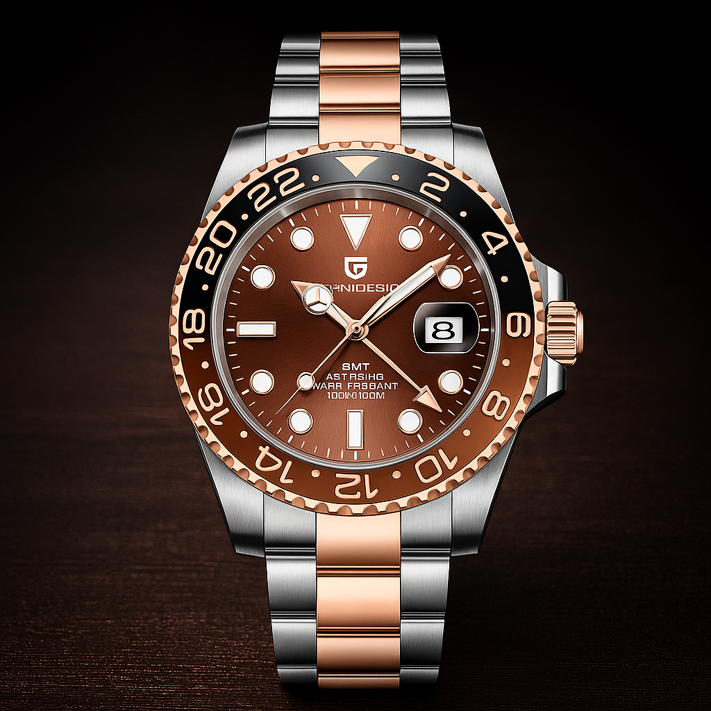 Relógio de Luxo Masculino Design 40mm - Executivo Premium