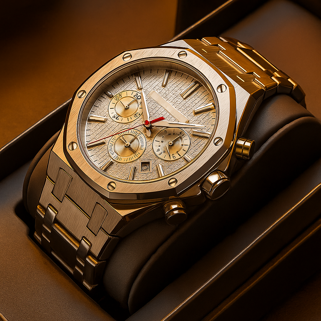 Relógio Premium Exclusivo Masculino com Cronógrafo