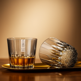 Copo de Cristal Edo Kiriko para Whisky - Arte e Elegância
