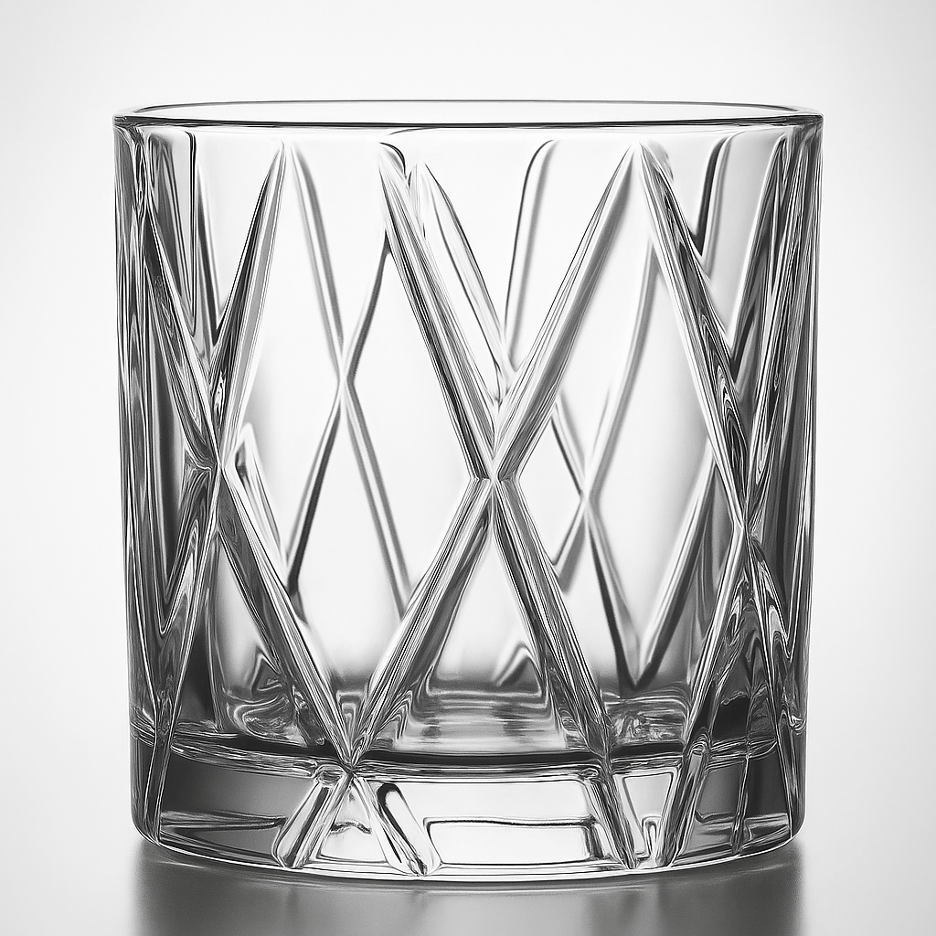 Copo de Cristal Nórdico para Whisky - Arte em Luz e Sombra