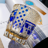 Copo de Cristal Edo Kiriko Olhos de Dragão