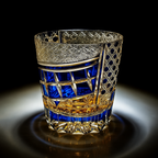 Copo de Cristal Edo Kiriko Olhos de Dragão