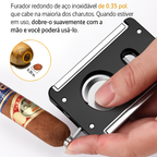 Cortador de Charuto 4 em 1 - Precisão e Estilo