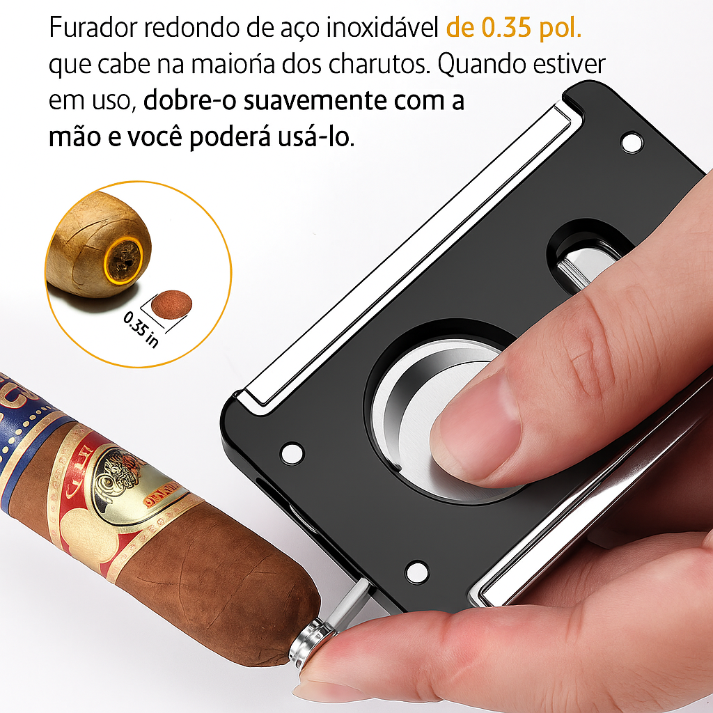 Cortador de Charuto 4 em 1 - Precisão e Estilo
