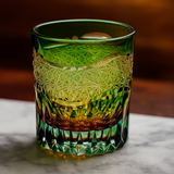 Copo de Cristal Edo Kiriko - Luxo Japonês