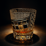 Copo de Cristal Edo Kiriko Olhos de Dragão