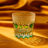 Copo de Cristal Fluorita Edo Kiriko - Arte e Elegância