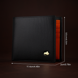 Carteira Masculina de Fibra de Carbono com Bloqueio RFID