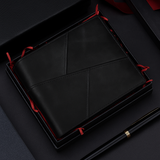 Carteira Masculina de Couro Genuíno RFID Premium