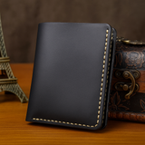 Carteira Masculina de Couro Vintage Crazy Horse