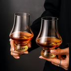 Copo de Cristal para Whisky - Elegância em Dobro