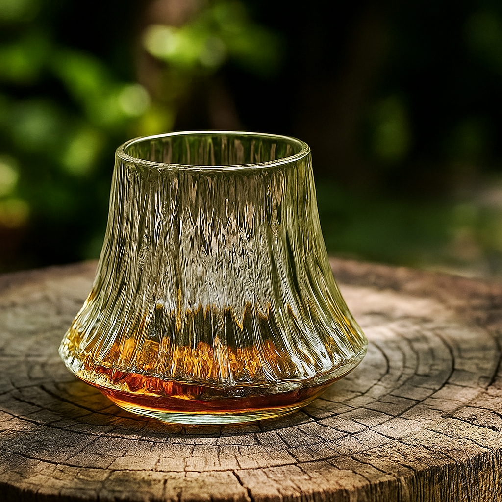 Copo Vulcânico Japonês para Whisky - Elegância e Exclusividade