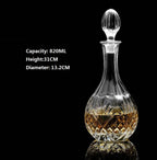 Cristal Whisky Decanter Garrafa, Copo De Vinho, Recipientes De Cerveja, Copo De Vidro, Home Bar Ferramentas, Decoração