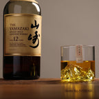 Japão 3d montanha uísque vidro glaciar antigo uísque rock copos uísque-vidro caixa de presente de madeira copo de vodka copo de vinho