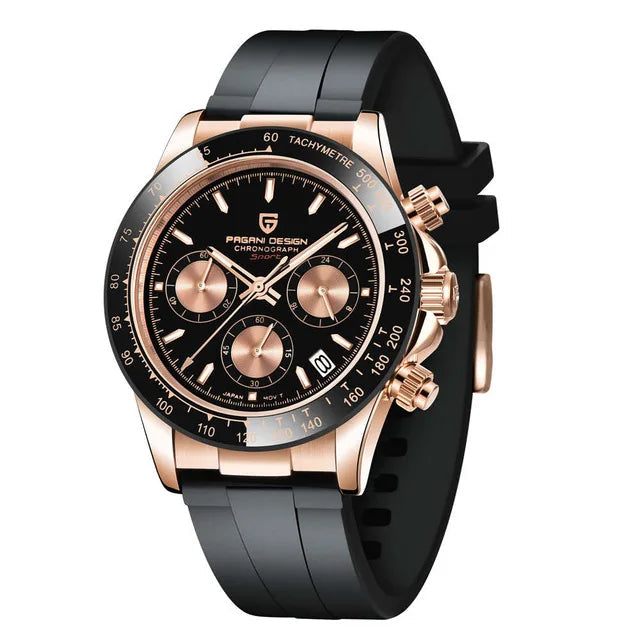 Pagani design novos relógios de quartzo masculino marca superior luxo relógio ouro japão vk63 movimento vidro safira relógio masculino relogio masculino