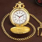 Top luxo ouro luminoso led relógio de bolso quartzo trem locomotiva motor steampunk quartzo fob luz relógio presentes para homens
