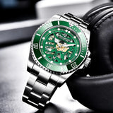 Pagani design relógio masculino de aço inoxidável à prova dwaterproof água relógio mecânico luxo vidro safira relógio automático relogio masculino