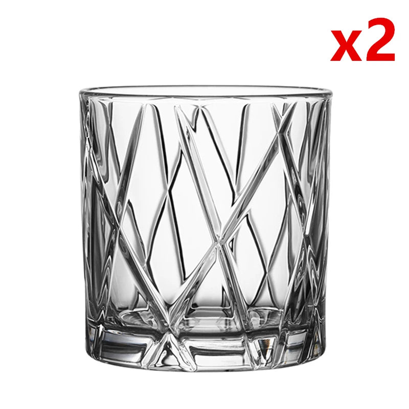 Estilo nórdico dinamarca cidade uísque vidro antiquado vinho mulled vinho copo sombra arte cristal claro copo de uísque para barra