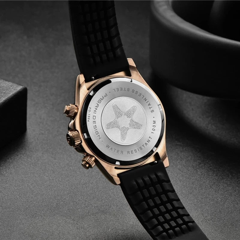 Pagani design novos relógios de quartzo masculino marca superior luxo relógio ouro japão vk63 movimento vidro safira relógio masculino relogio masculino