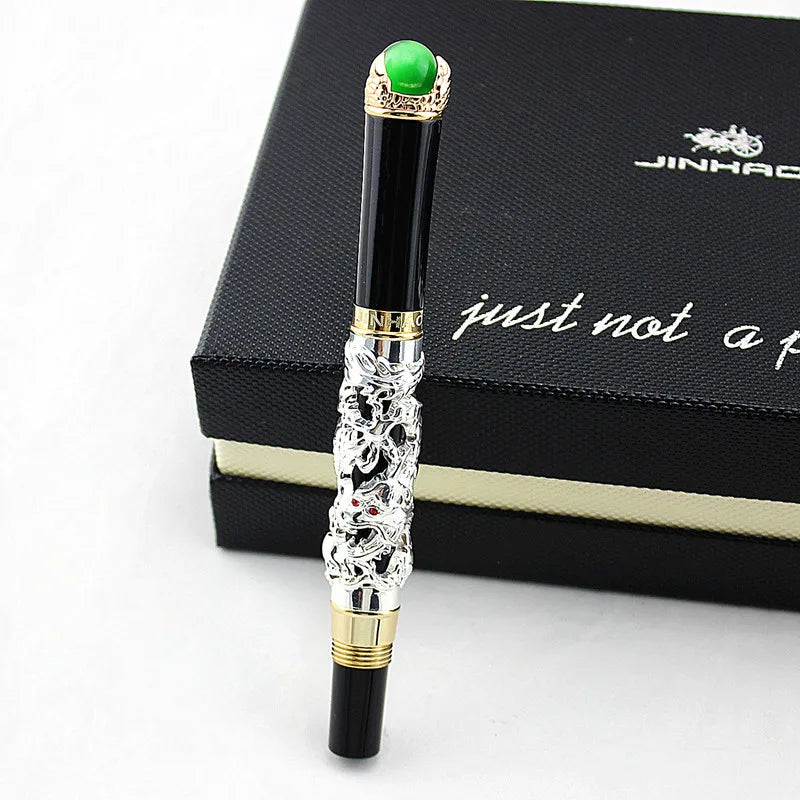 Caneta Tinteiro Dragão Jinhao - Elegância e Poder
