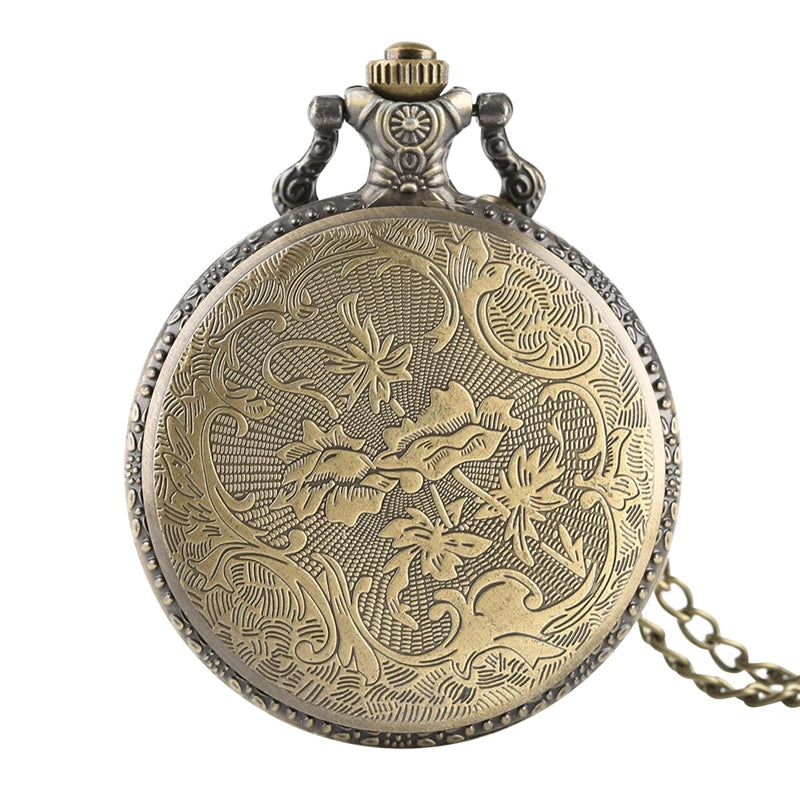 Vintage tema corpo de fuzileiros navais dos estados unidos relógio de bolso de quartzo moda lembrança vermelha pingente colar corrente relógio militar melhores presentes
