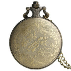 Estilo vintage Bronze Pingente Flush Poker Cartões Padrão Colar Relógio Cadeia Elegante 3D Poker Face Clock Quartz FOB Pocket Watch