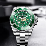 Pagani design relógio masculino de aço inoxidável à prova dwaterproof água relógio mecânico luxo vidro safira relógio automático relogio masculino