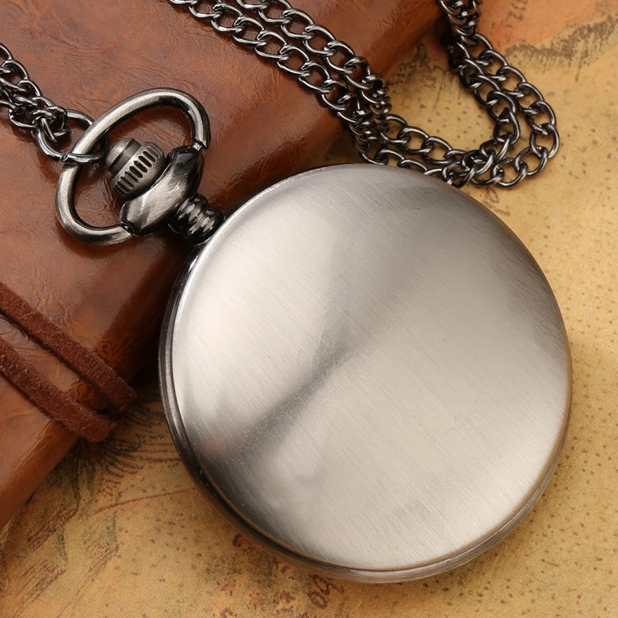 Relógio de bolso de quartzo retrô para homens e mulheres, estrela de cinco pontas, sol, flor, colar pingente, suéter corrente, presentes FOB