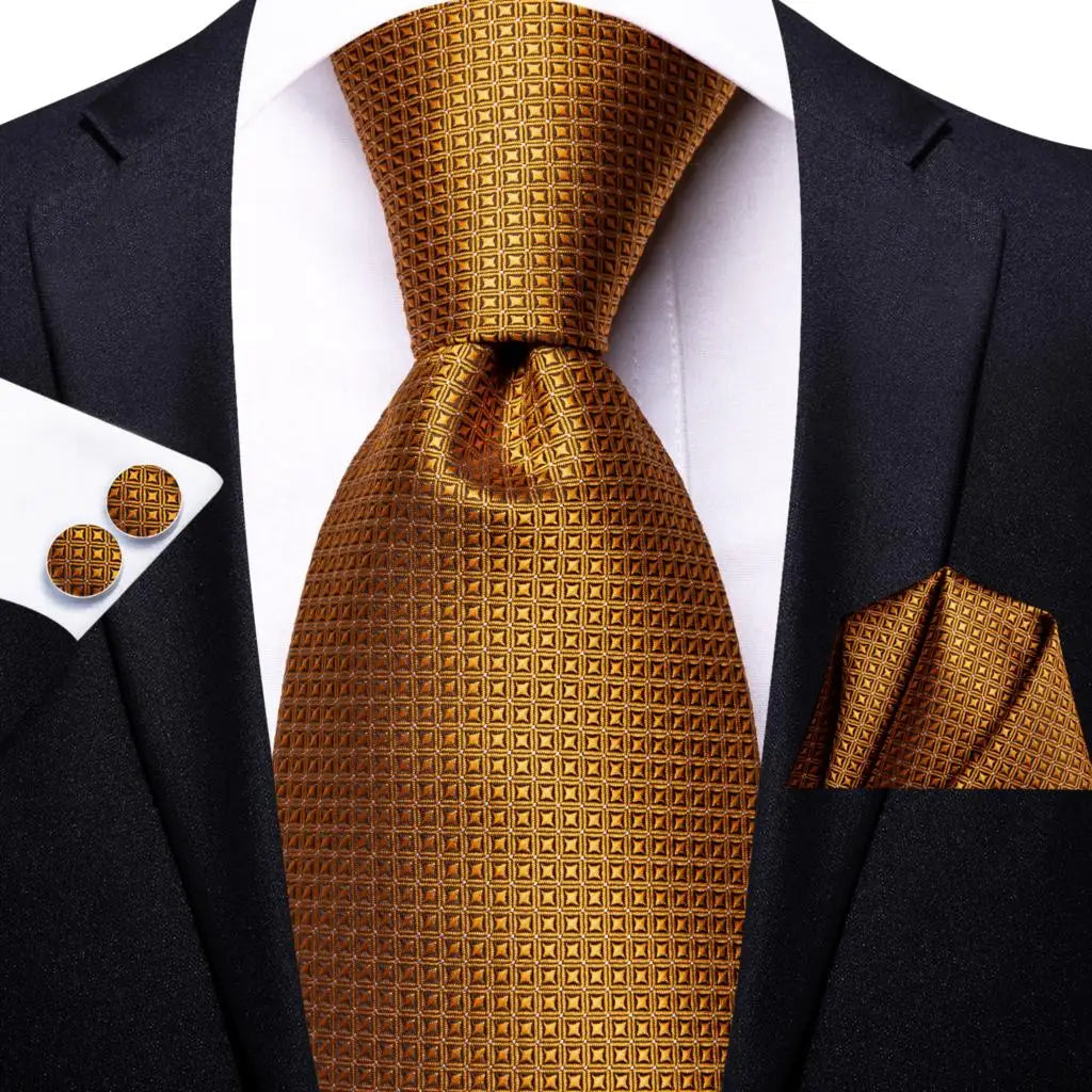 Gravata de presente para homens 2023 nova sálvia verde xadrez marca de moda festa de casamento gravata acessível abotoaduras atacado hi-tie designer