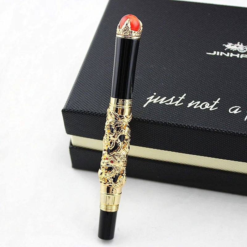 Caneta Tinteiro Dragão Jinhao - Elegância e Poder